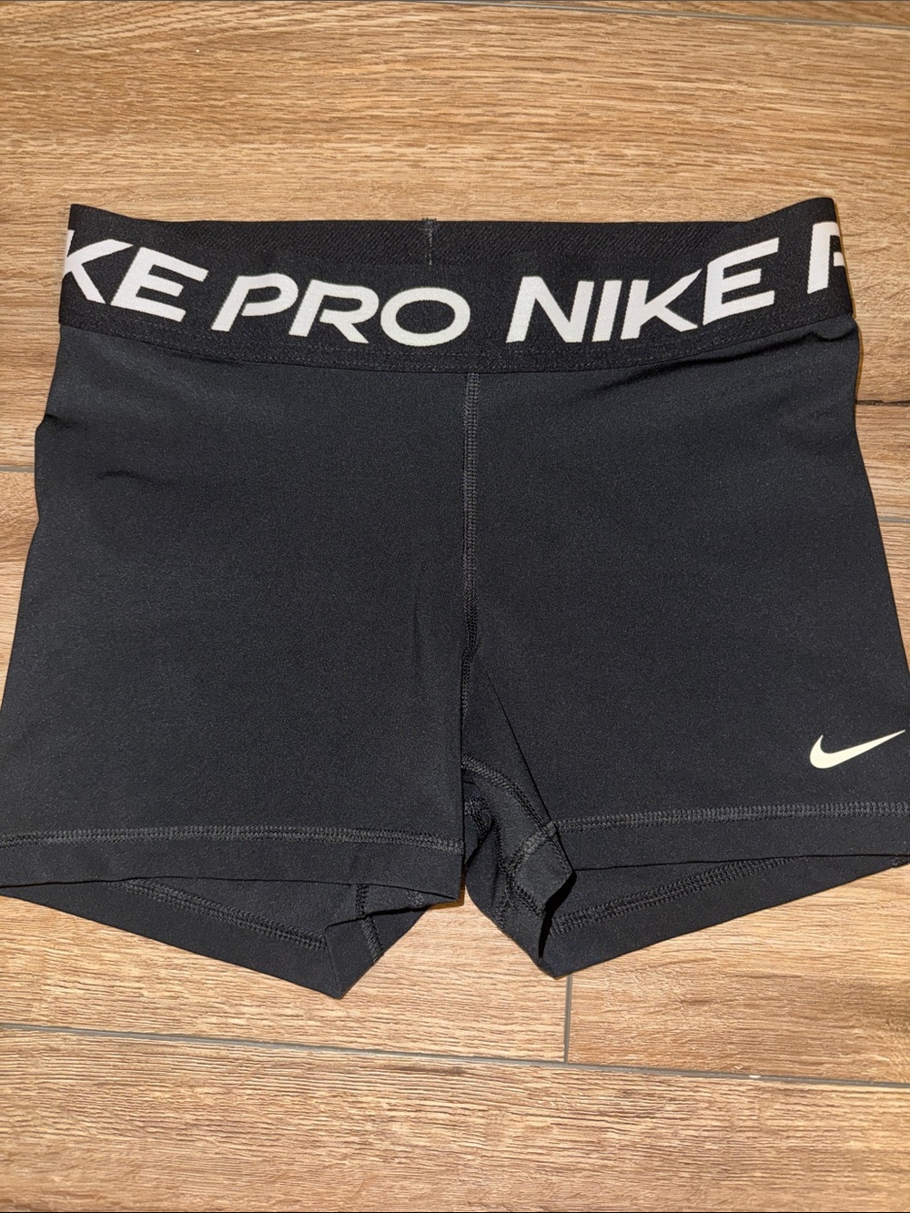 Nike Black Pro Elastic-Waist Bike Shorts